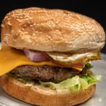 Char Grilled Cheese Burger