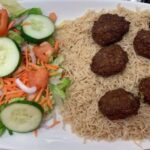 Falafel Over Rice Plate